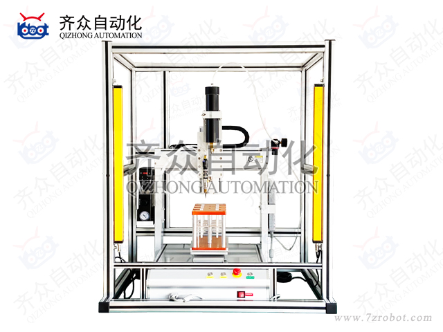 300ml支装胶专用胶阀式三轴全自动点胶机（光栅防护型）